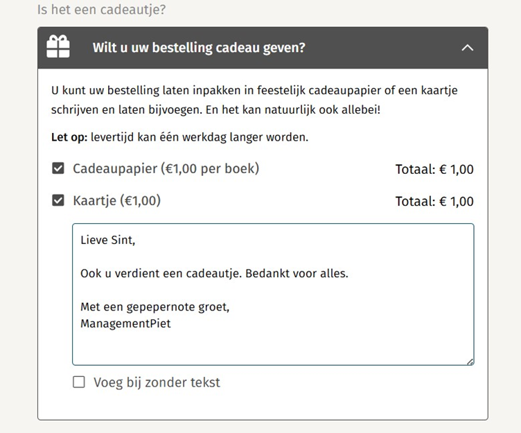 Persoonlijke bericht