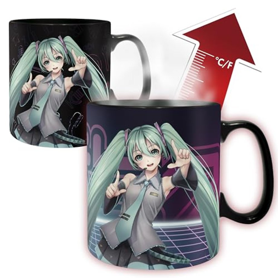HATSUNE MIKU - Mug Heat Change - 460 ml - Hatsune Miku - cardboard