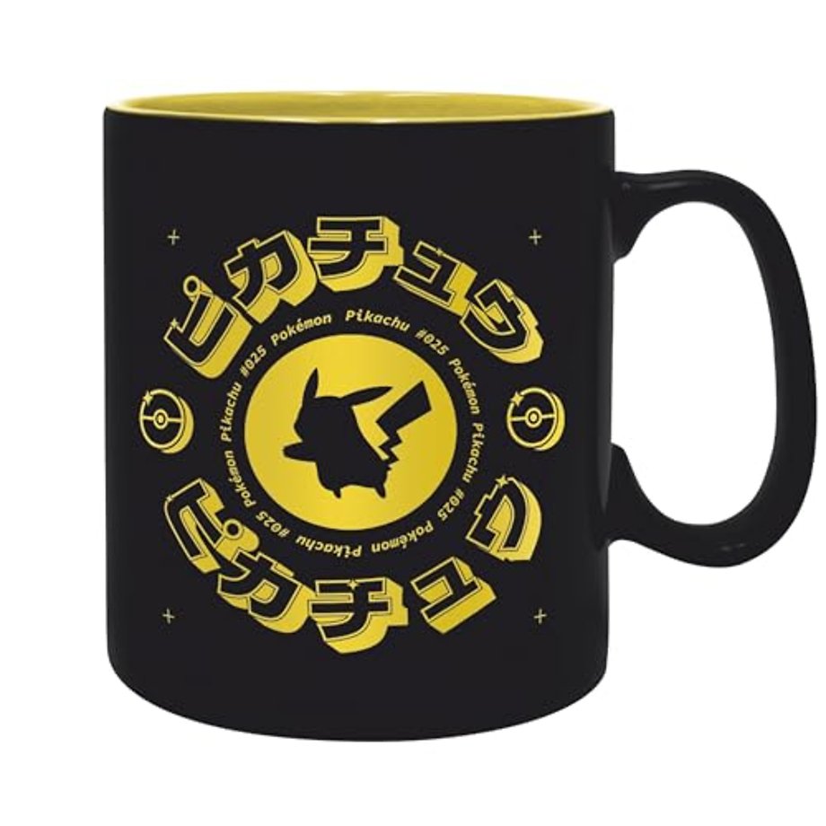 POKEMON - Mug - 460 ml - Pikachu Black Icon - cardboard box