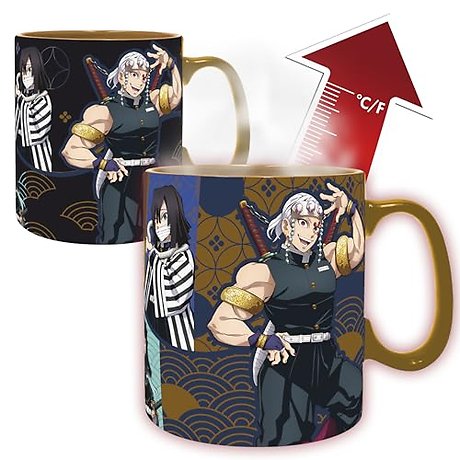 DEMON SLAYER - Mug HeatChange- 460ml- Hashira S2- cardboard