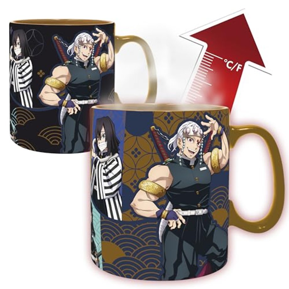 DEMON SLAYER - Mug HeatChange- 460ml- Hashira S2- cardboard
