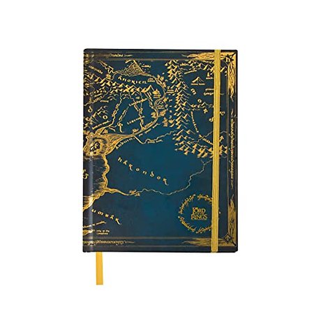 Middle-Earth Hardcover Notebook with foldable map