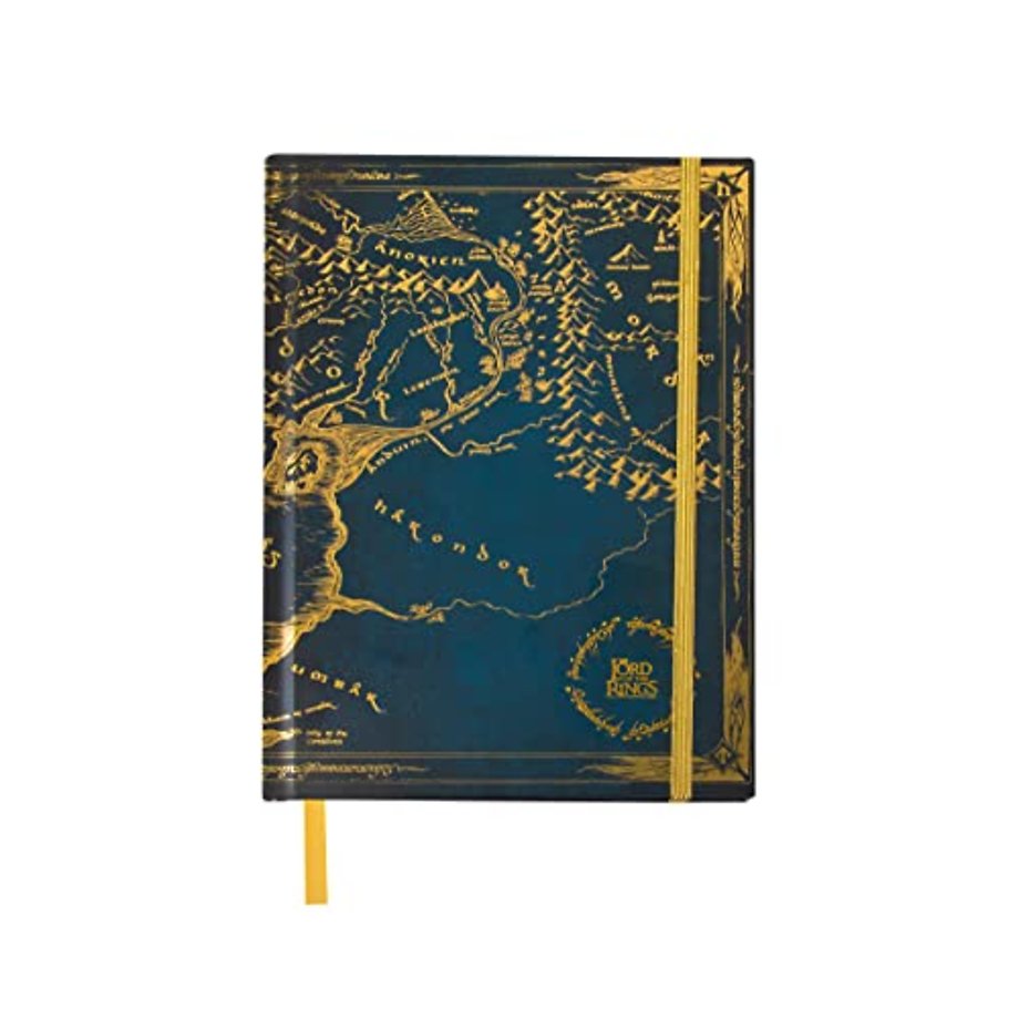 Middle-Earth Hardcover Notebook with foldable map