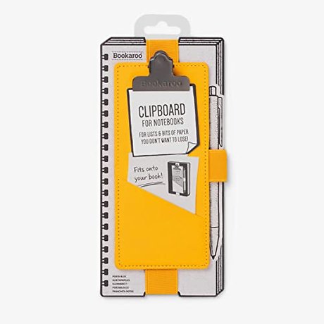 Bookaroo Notebook Clipboard - Yellow