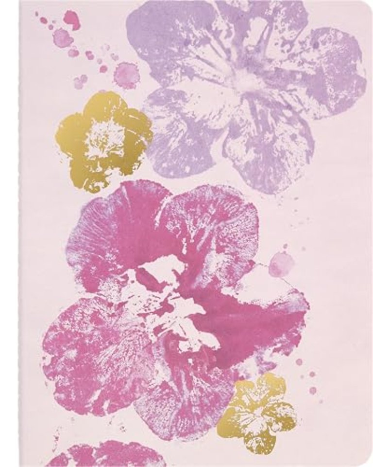 Moleskine Limited Edition Sakura 2026 Blossom Cahier Journal, Soft Cover, XL (7.5" x 9.75") Ruled/Lined, Pink with Gold Accents, 120 pages