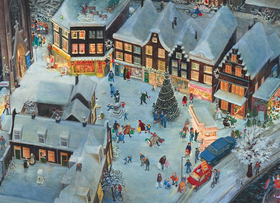 Puzzel 1.000 st Kerstboom Charlotte Dematons