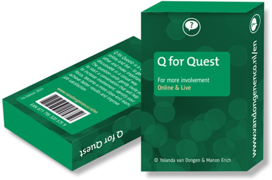 Q for Quest. For more involvement.