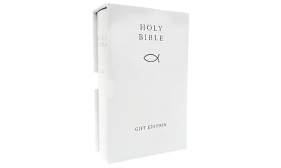 HOLY BIBLE: King James Version (KJV) White Compact Gift Edition