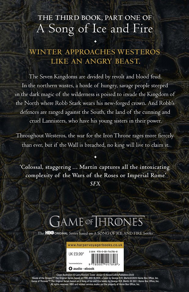 A Storm of Swords: Part 1 Steel and Snow