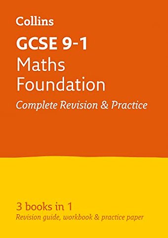 GCSE 9-1 Maths Foundation All-in-One Complete Revision and Practice