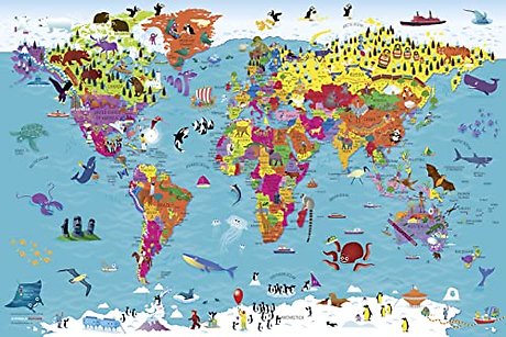 Collins Children’s World Wall Map