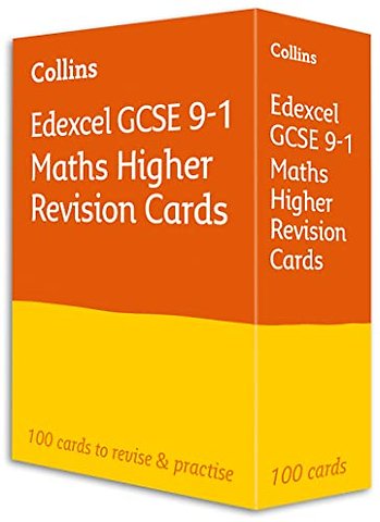 Edexcel GCSE 9-1 Maths Higher Revision Cards