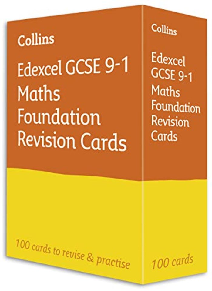 Edexcel GCSE 9-1 Maths Foundation Revision Cards