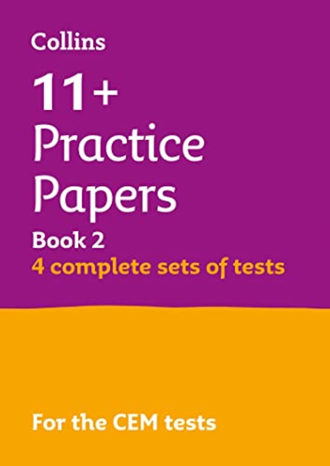 11+ Verbal Reasoning, Non-Verbal Reasoning, English & Maths Practice Papers Book 2 (Bumper Book with 4 sets of tests)