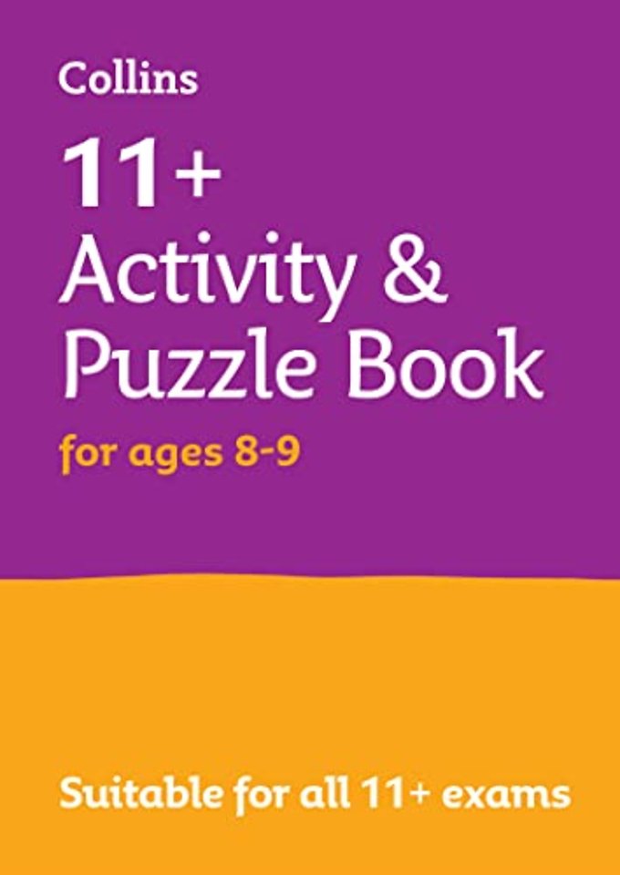 11+ Activity and Puzzle Book for ages 8-9