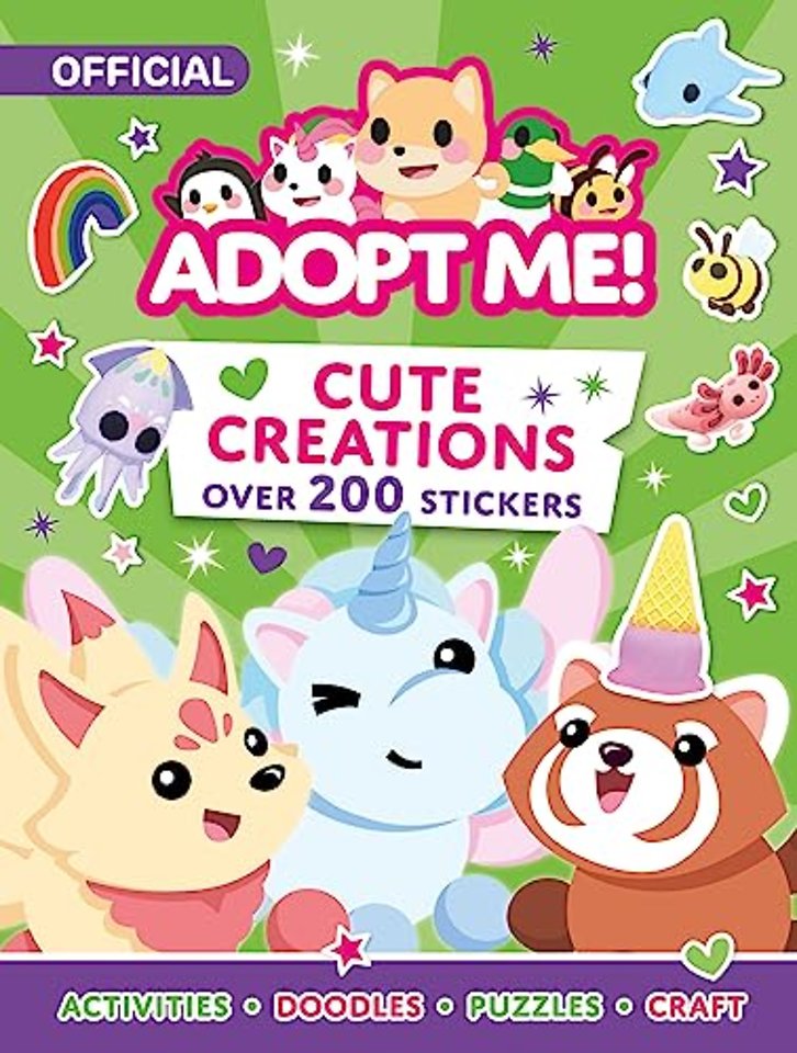 Adopt Me! Cute Creations Sticker Book