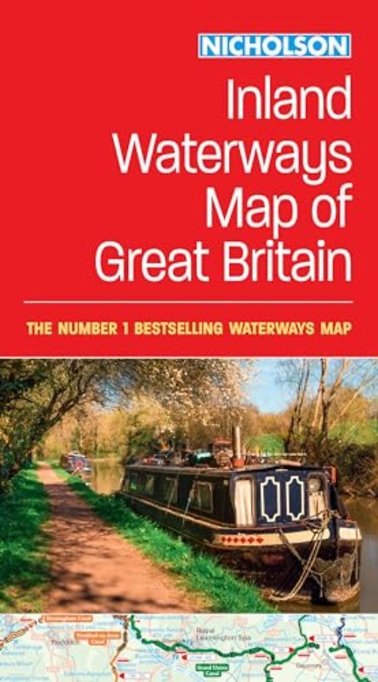 Nicholson Inland Waterways Map of Great Britain
