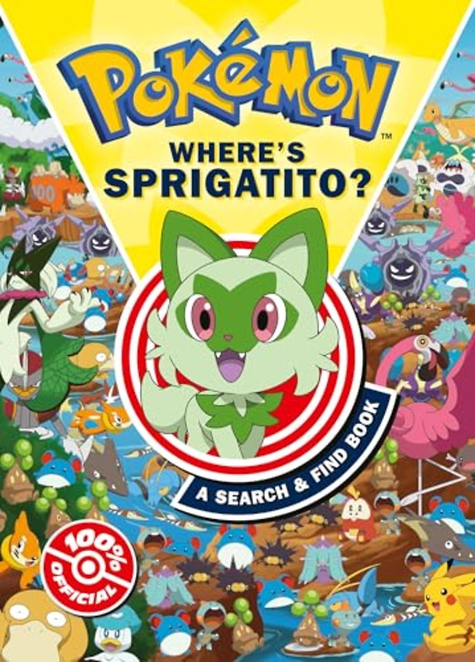 Pokemon Where’s Sprigatito: A Search & Find Book