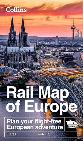 Collins Rail Map of Europe