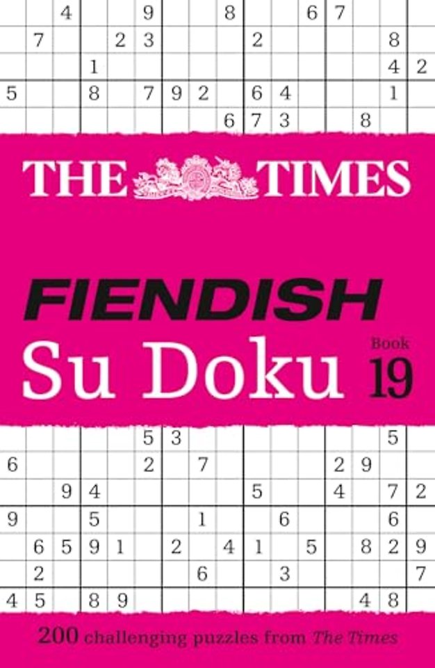 The Times Fiendish Su Doku Book 19