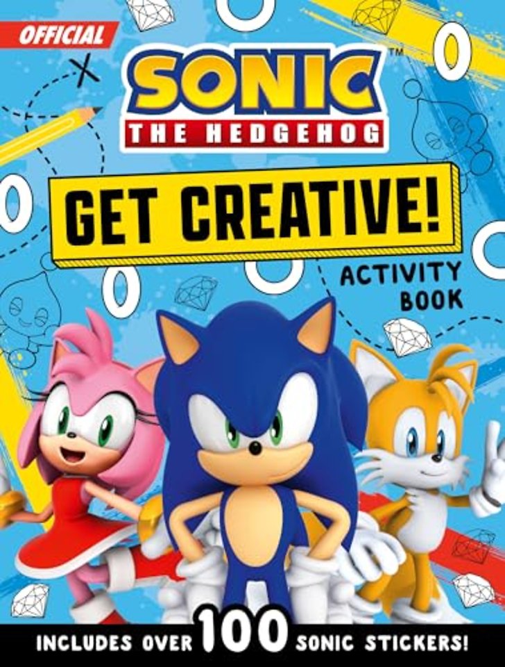 Sonic The Hedgehog Get Creative! Sticker Activity Book