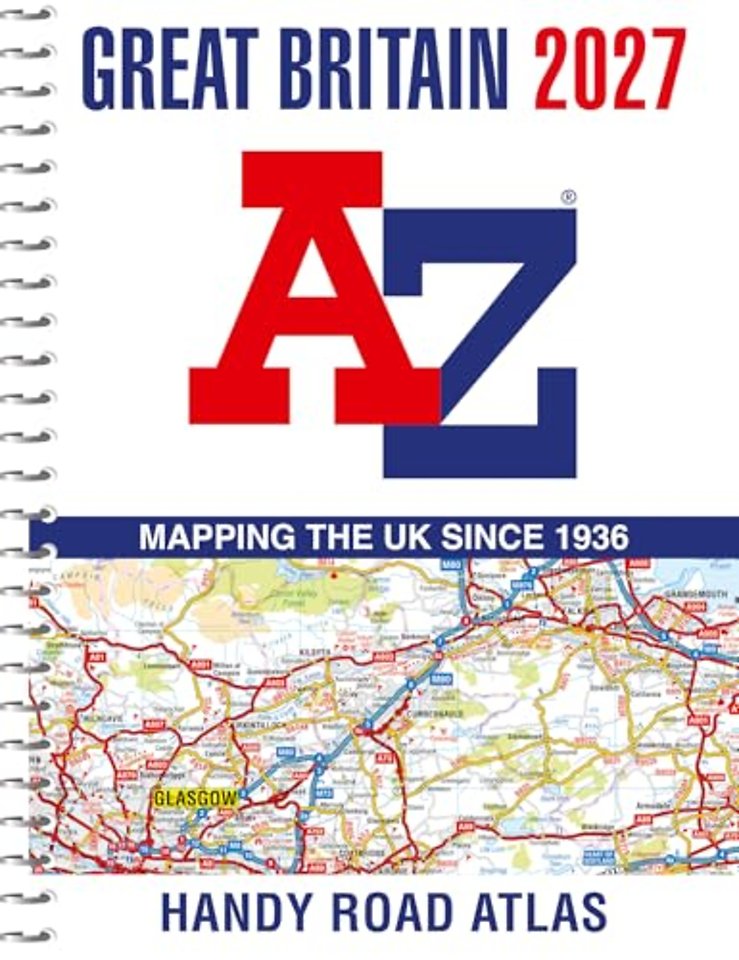 A -Z Great Britain Handy Road Atlas 2027 (A5 Spiral)