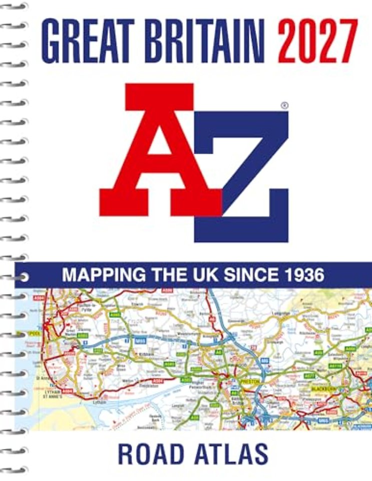 A -Z Great Britain Road Atlas 2027 (A4 Spiral)