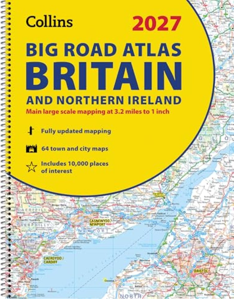 Collins Big Road Atlas Britain and Northern Ireland 2027 (A3 Spiral)