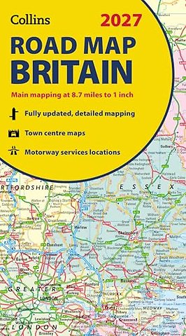 Collins Road Map of Britain 2027 (Folded Map)