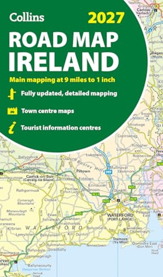 Collins Road Map of Ireland 2027 (Folded map)