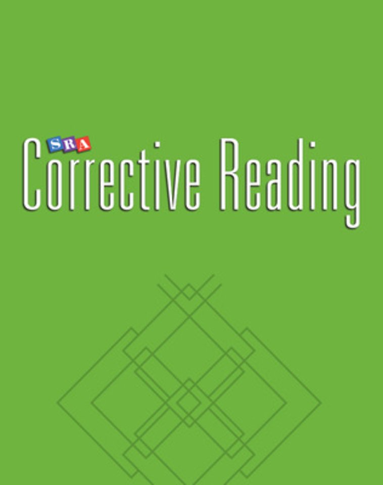 Corrective Reading Decoding Level C, Blackline Masters