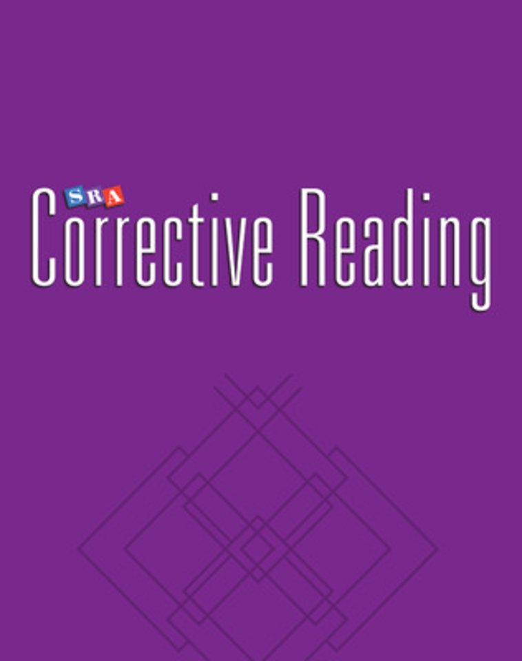Corrective Reading Comprehension Level B2, Teacher Materials