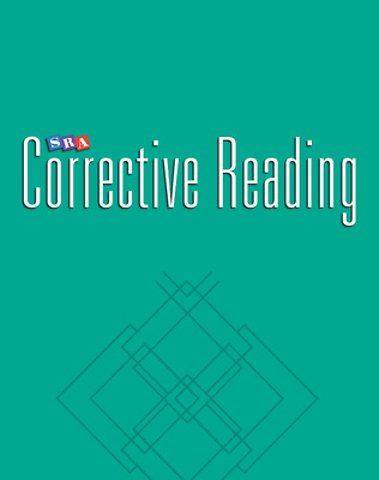 Corrective Reading Comprehension Level C, Teacher Materials