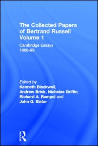 Collected Papers of Bertrand Russell