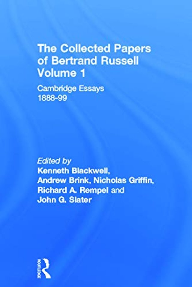 Collected Papers of Bertrand Russell