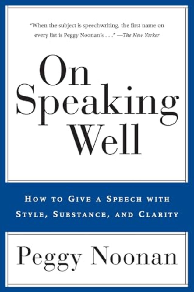 On Speaking Well