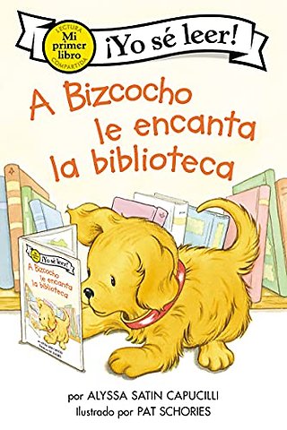 Bizcocho le encanta la biblioteca