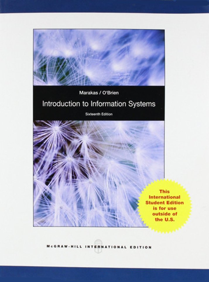 Introduction to Information Systems, International edition