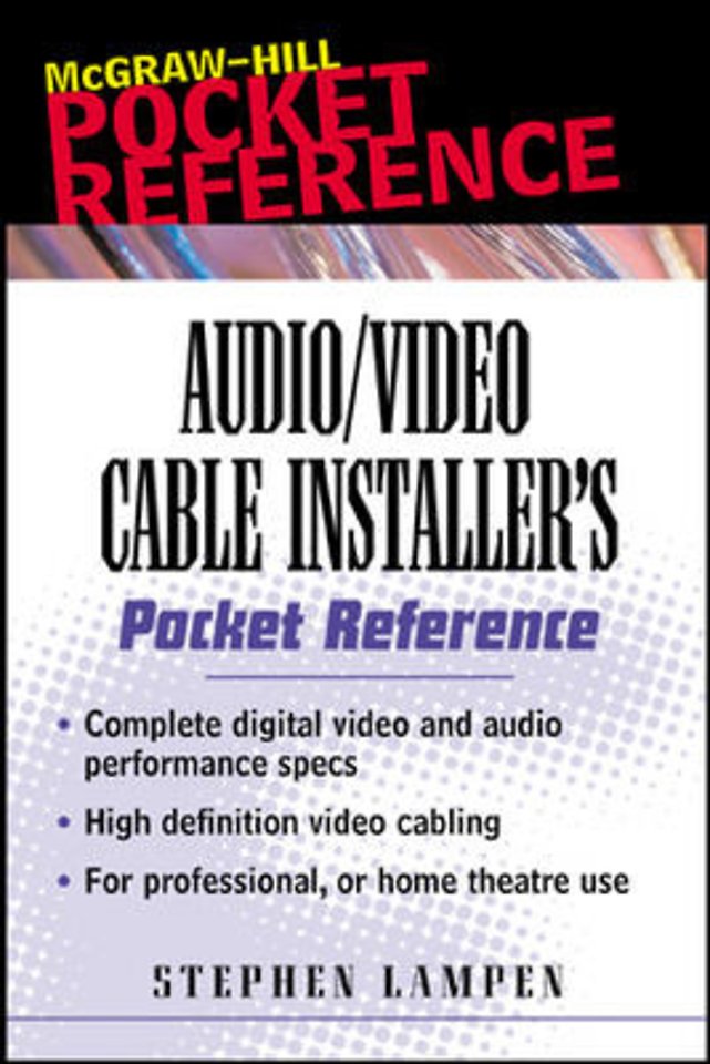 Audio/Video Cable Installer's Pocket Guide