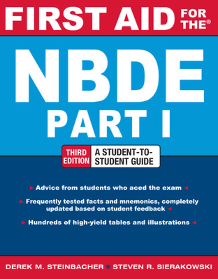 First Aid for the NBDE Part 1, Third Edition