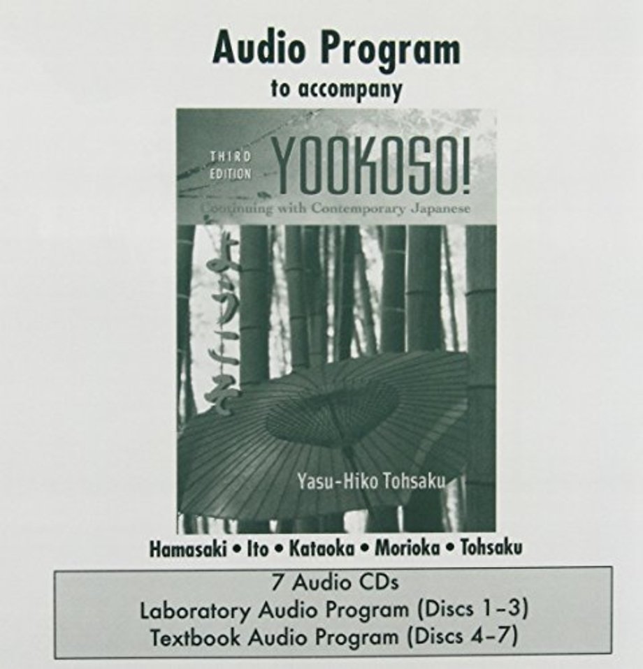 Student Audio CD Program t/a Yookoso! Continuing with Contemporary Japanese