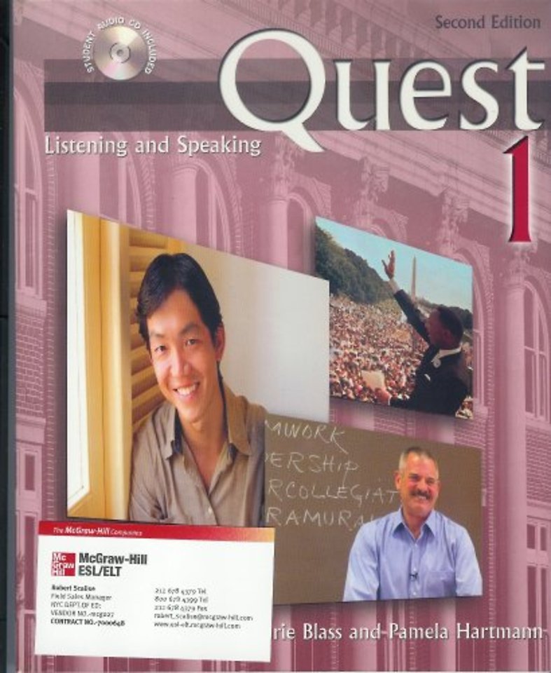 Quest Level 1 Listening and Speaking Student Book with Audio Highlights