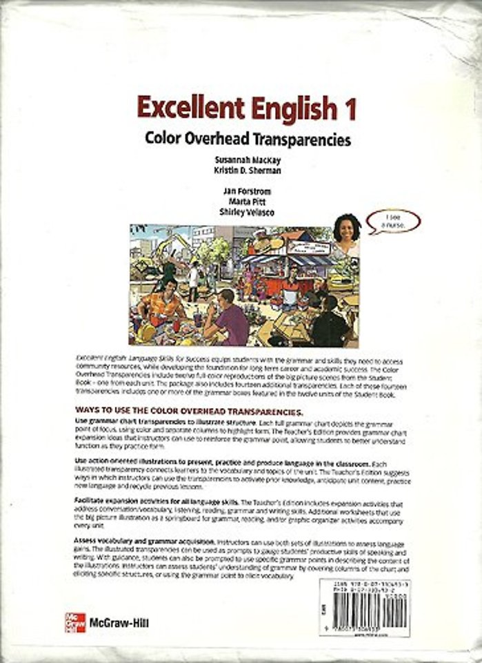Excellent English Level 1 Overhead Transparencies