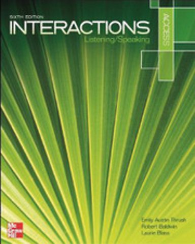Interactions Access Listening/Speaking Student Book