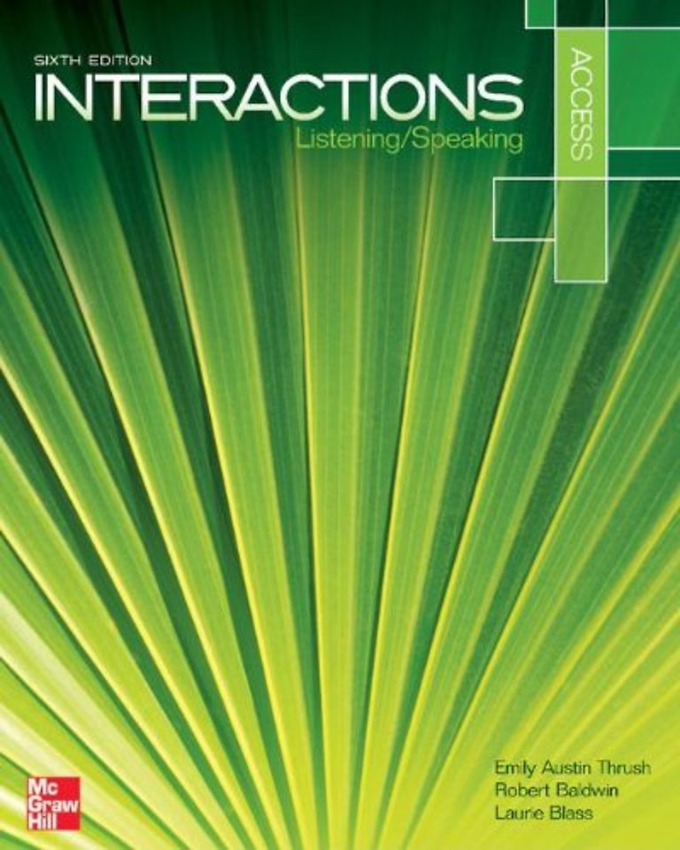 Interaction Access Listening/Speaking Student Book plus Registration Code for Connect ESL