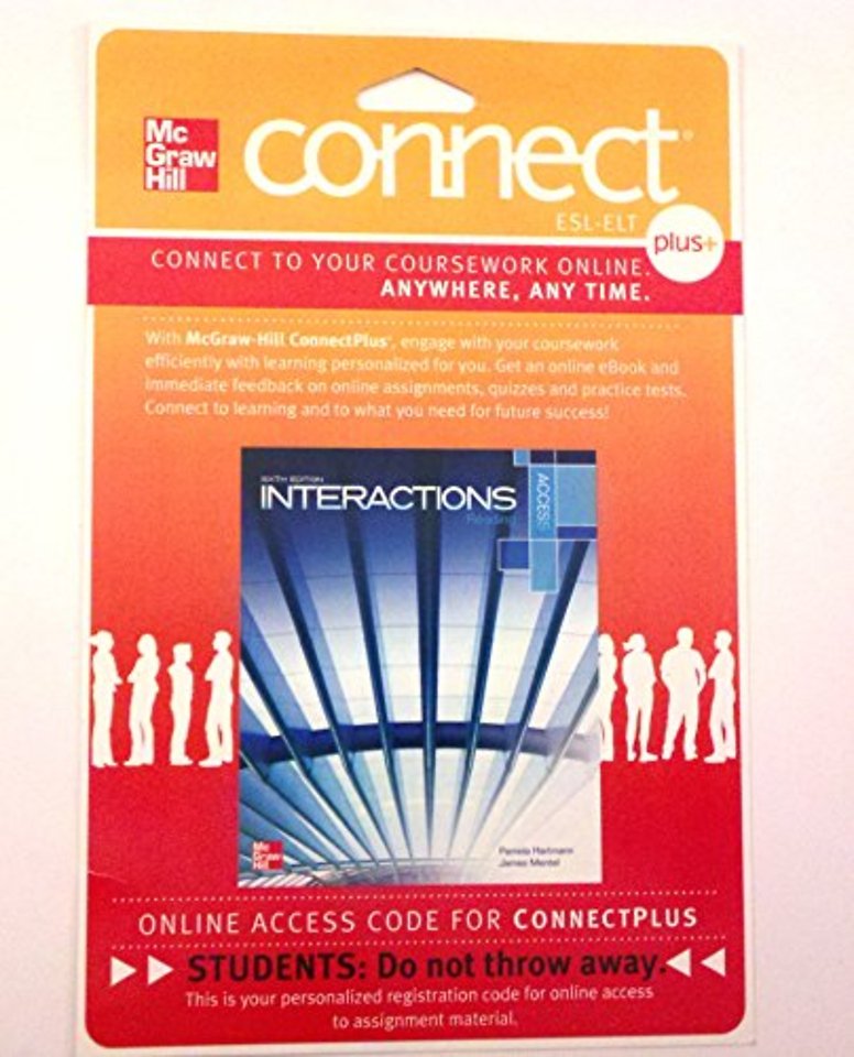 Interactions Access Reading Student Registration Code for Connect ESL (Stand Alone)