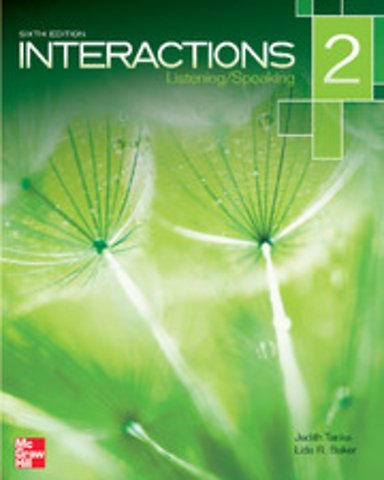 Interactions Level 2 Listening/Speaking Student Registration Code for Connect ESL (Stand Alone)