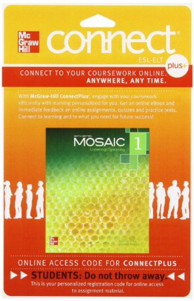 Mosaic Level 1 Student Registration Code for Connect ESL (Stand Alone)
