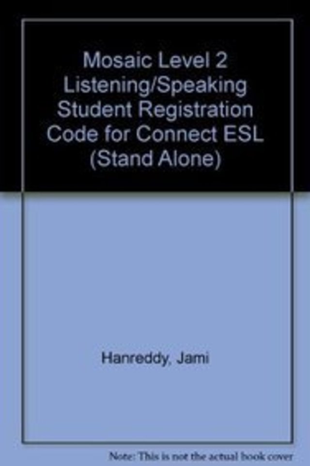 Mosaic Level 2 Listening/Speaking Student Registration Code for Connect ESL (Stand Alone)