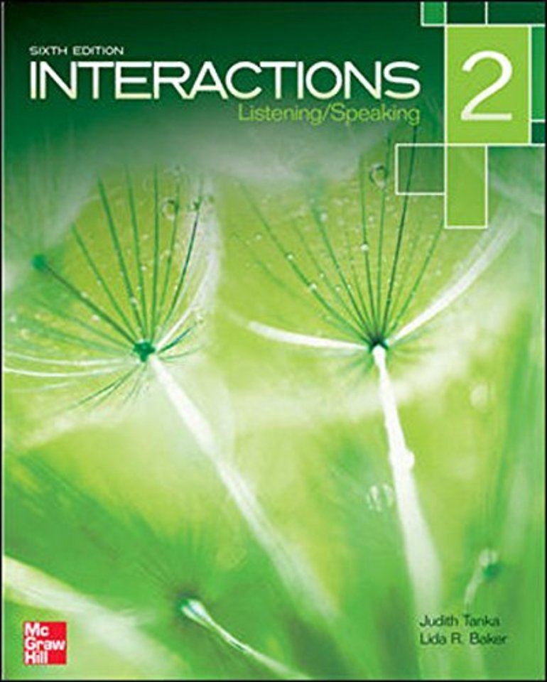 Interactions Level 2 Listening/Speaking Student Book plus Registration Code for Connect ESL